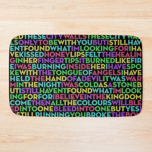 Item preview, I Still Haven't Found What I'm Looking For - U2 (lyrics) v.1 designed and sold by x1brett.