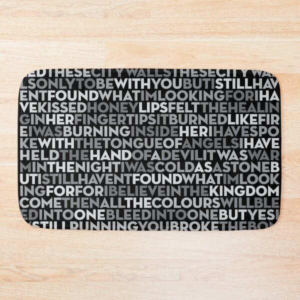 Item preview, I Still Haven't Found What I'm Looking For - U2 (lyrics) v.2 designed and sold by x1brett.