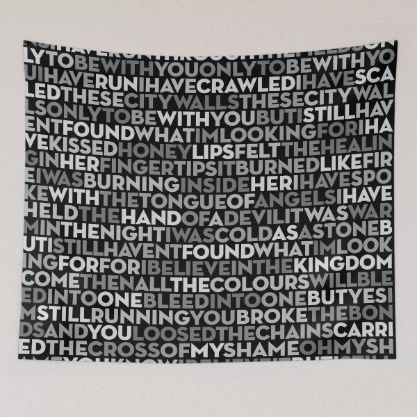 Item preview, I Still Haven't Found What I'm Looking For - U2 (lyrics) v.2 designed and sold by x1brett.