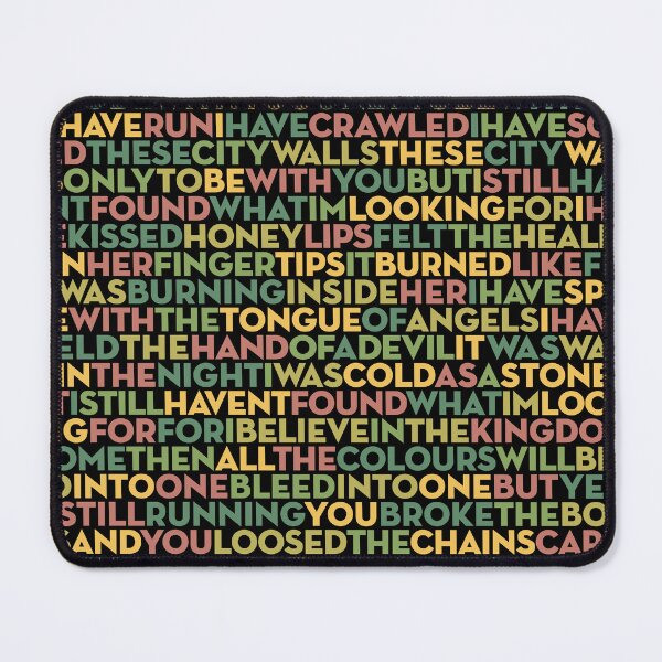 Item preview, I Still Haven't Found What I'm Looking For - U2 (lyrics) v.3 designed and sold by x1brett.
