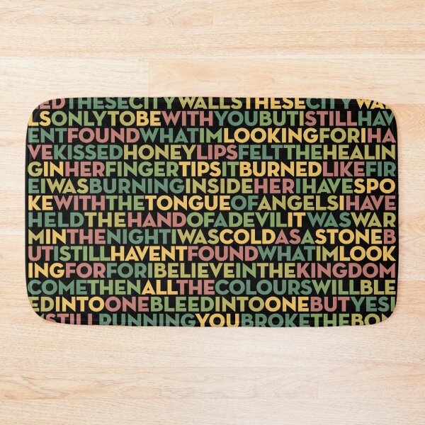 Item preview, I Still Haven't Found What I'm Looking For  - U2 (lyrics) v.3 designed and sold by x1brett.