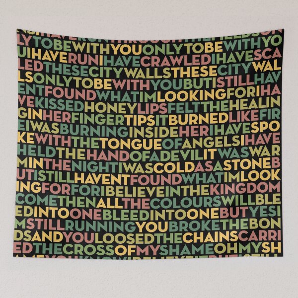 Item preview, I Still Haven't Found What I'm Looking For  - U2 (lyrics) v.3 designed and sold by x1brett.
