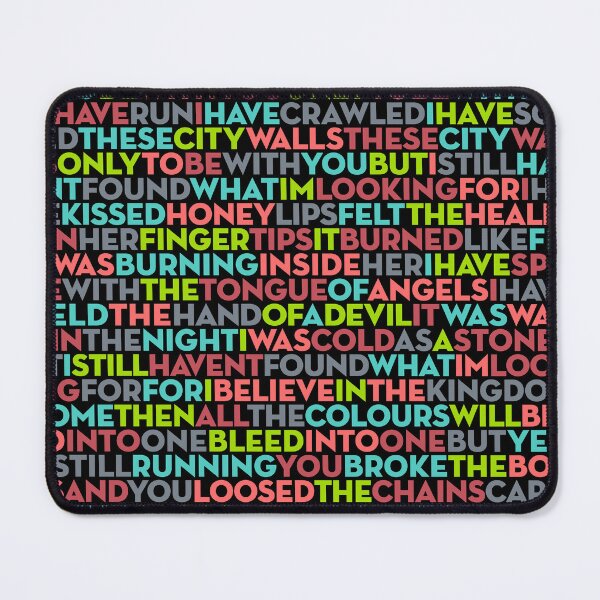 Item preview, I Still Haven't Found What I'm Looking For - U2 (lyrics) v.4 designed and sold by x1brett.