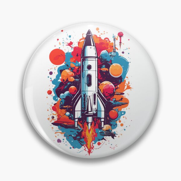 Item preview, Colorful Rocket designed and sold by BombasticBubble.