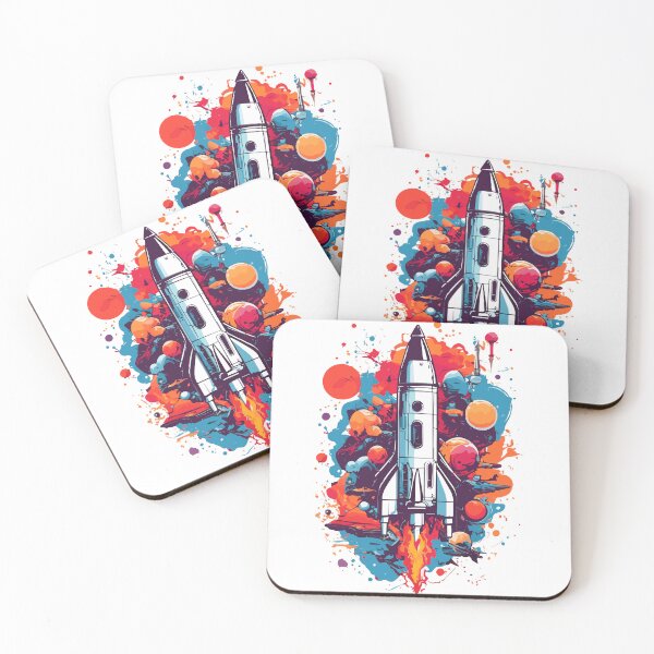 Item preview, Colorful Rocket designed and sold by BombasticBubble.