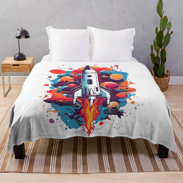 Item preview, Colorful Rocket designed and sold by BombasticBubble.