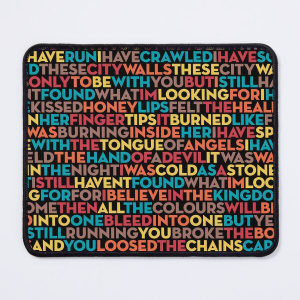 Item preview, I Still Haven't Found What I'm Looking For - U2 (lyrics) v.5 designed and sold by x1brett.