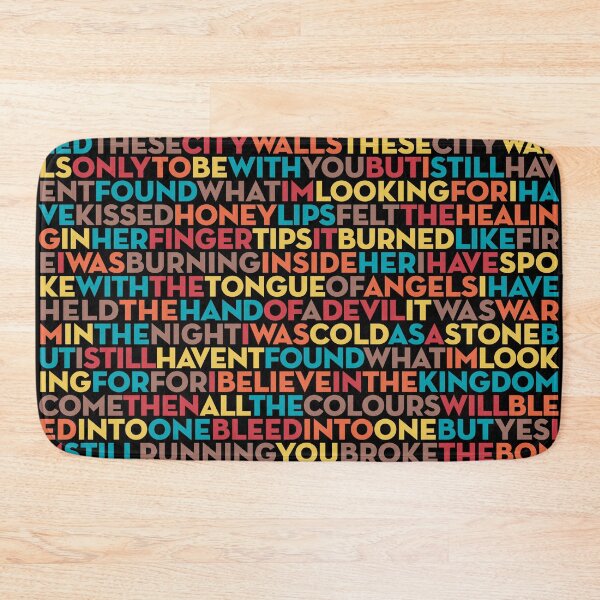 Item preview, I Still Haven't Found What I'm Looking For - U2 (lyrics) v.5 designed and sold by x1brett.