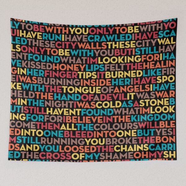 Item preview, I Still Haven't Found What I'm Looking For - U2 (lyrics) v.5 designed and sold by x1brett.