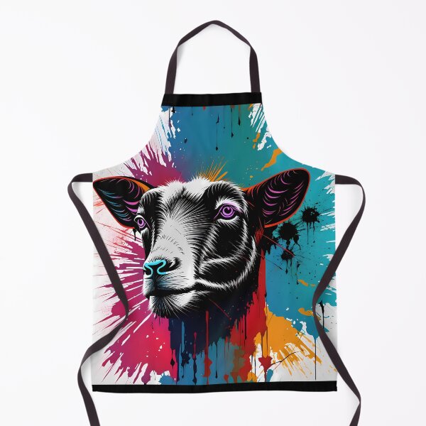 Item preview, colorful goat designed and sold by ZenStickConcept.