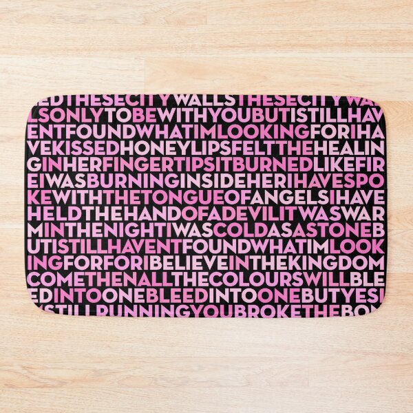 Item preview, I Still Haven't Found What I'm Looking For - U2 (lyrics) v.6 designed and sold by x1brett.