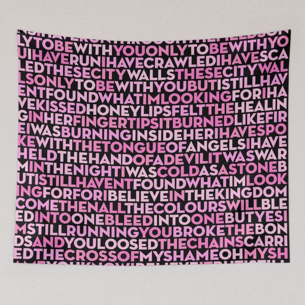 Item preview, I Still Haven't Found What I'm Looking For - U2 (lyrics) v.6 designed and sold by x1brett.