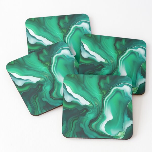 Item preview, Emerald Abstract Alcohol Ink designed and sold by I-A-Troy.