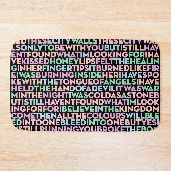 Item preview, I Still Haven't Found What I'm Looking For - U2 (lyrics) v.7 designed and sold by x1brett.