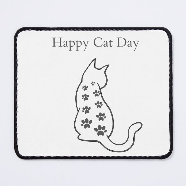 Item preview, Happy Cat Day designed and sold by GOLDENGARDENART.