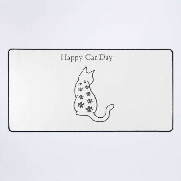 Item preview, Happy Cat Day  designed and sold by GOLDENGARDENART.