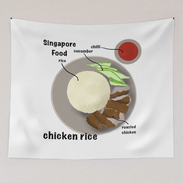 Item preview,  Chicken rice designed and sold by Artprentice.