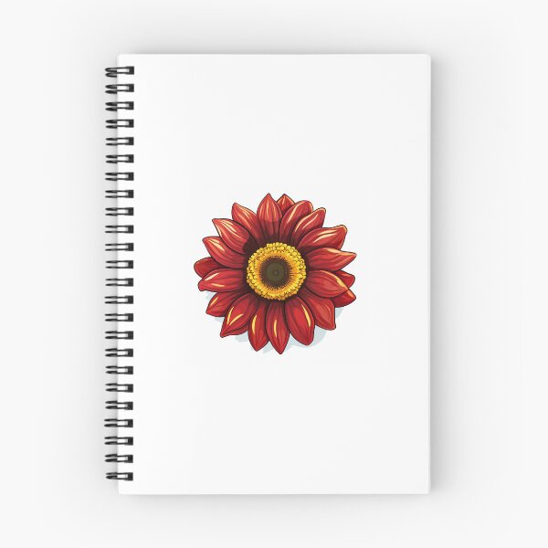 Item preview, A red sunflower designed and sold by BelleNome.