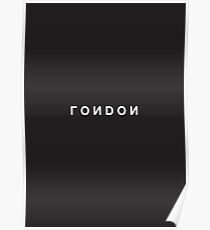 London Minimalist Black and White - Trendy/Hipster Typography Poster