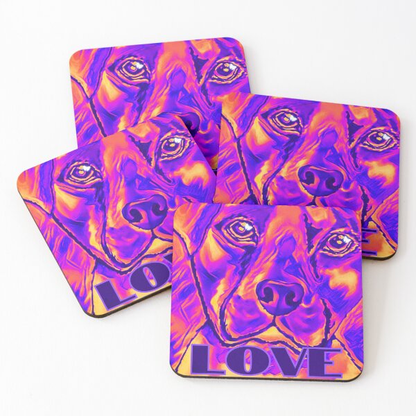 Item preview, Abstract Dog Love designed and sold by gleefulme.