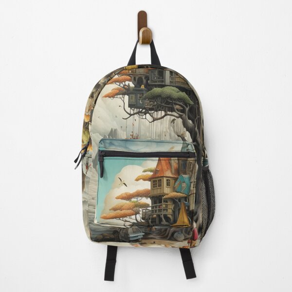 Item preview, Tree village fantasy designed and sold by Atelier-Arcano.