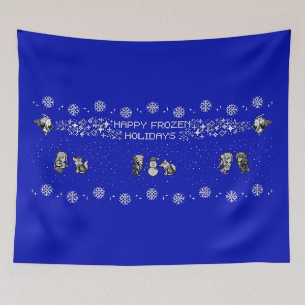 Item preview, happy frozen holidays  designed and sold by Rienkaru.