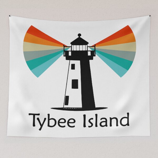 Item preview, Tybee Island Georgia Lighthouse Rainbow designed and sold by Esskay Designs.