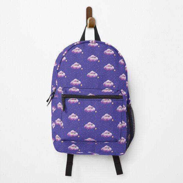 Item preview, Penguin couple fishing for yellow hearts on cloud in violet night sky. designed and sold by PenguinGirl-Art.