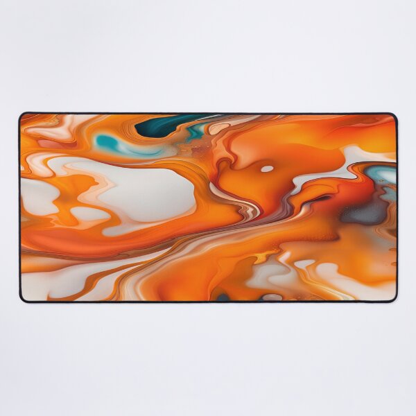Item preview,  Translucent Burnt Orange & White Abstract designed and sold by I-A-Troy.