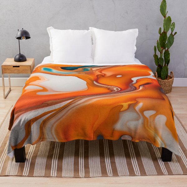 Item preview,  Translucent Burnt Orange & White Abstract designed and sold by I-A-Troy.