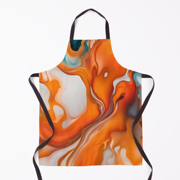 Item preview, Translucent Burnt Orange & White Abstract designed and sold by I-A-Troy.