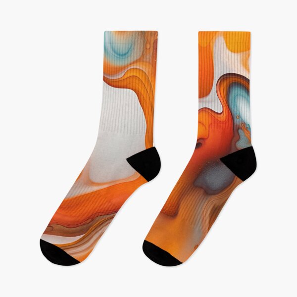 Item preview,  Translucent Burnt Orange & White Abstract designed and sold by I-A-Troy.