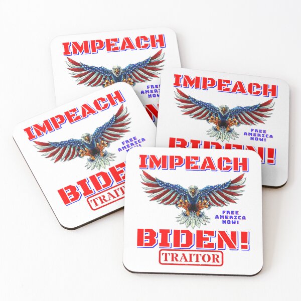 Aperçu de l'œuvre IMPEACH BIDEN TRAITTOR FREE AMERICA MAINTENANT PAR CBDOILPRINCESS créée et vendue par CBDOilPrincess.
