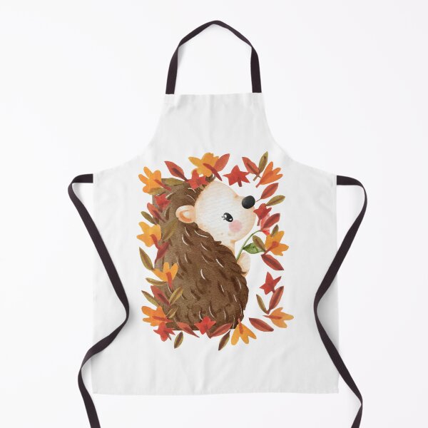 Item preview, Cute Hedgehog Autumn Leaves Fall Sticker designed and sold by Gear Camel.