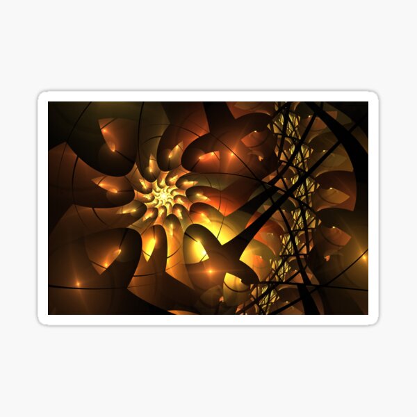 Item preview, Gold Pumpkin Swirls designed and sold by KimSyOk.