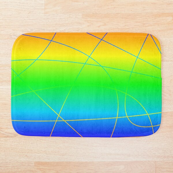 Item preview, funky rainbow lines pattern designed and sold by TotalPickle.