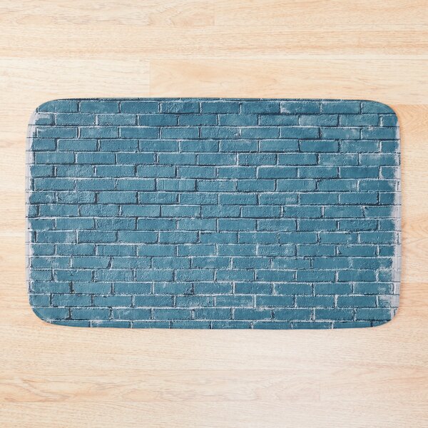 Item preview, Blue Bricks Wall designed and sold by Petra Rosa.