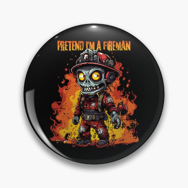 Artikelvorschau, Stellen Sie sich vor, ich wäre ein Feuerwehrmann-Zombie-Halloween-Kostüm entworfen und verkauft von SFIPS.