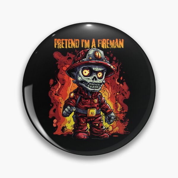 Item preview, Pretend I am a Fireman Zombie Halloween costume designed and sold by SFIPS.