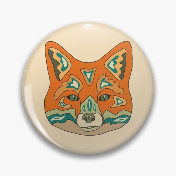 Item preview, Boho Colorful Fox  designed and sold by CreepingWillow.