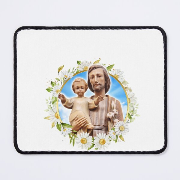 Item preview, Saint Joseph and Jesus(São José e Jesus)Daisies designed and sold by JustStayPositiv.