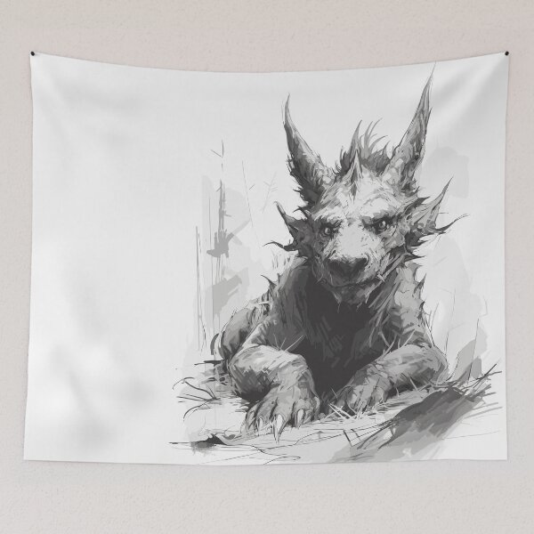 Item preview, dragon sketch (1) designed and sold by atzek.