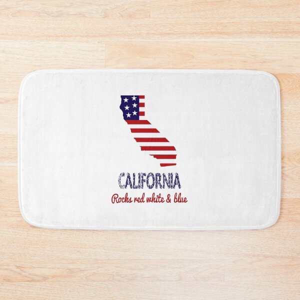 Item preview, California Rocks Red White & Blue designed and sold by raineOn.
