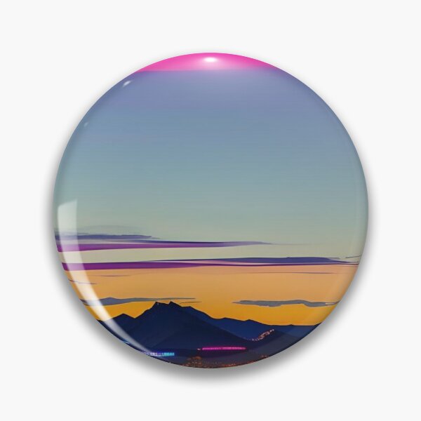 Item preview, City lights with mountain range designed and sold by tvromantic.