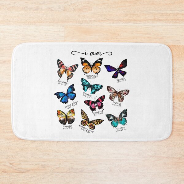 Item preview, Butterflies You Are Christian Bible Verse designed and sold by FaustinoYouno.