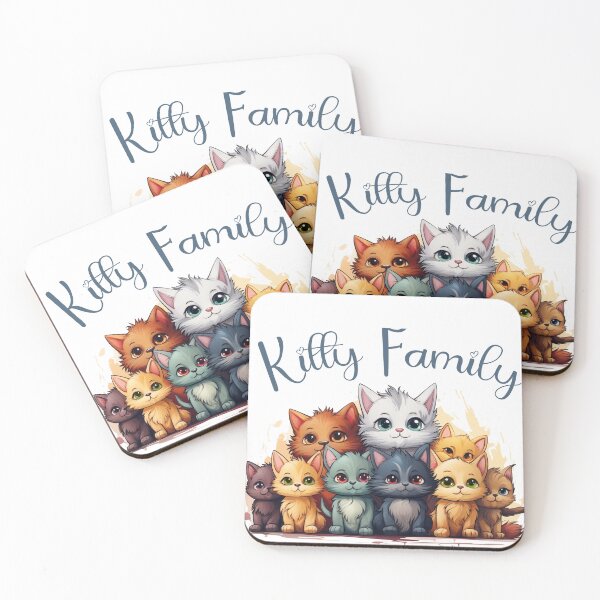 Item preview, Kitty Family designed and sold by InfinityCircle.