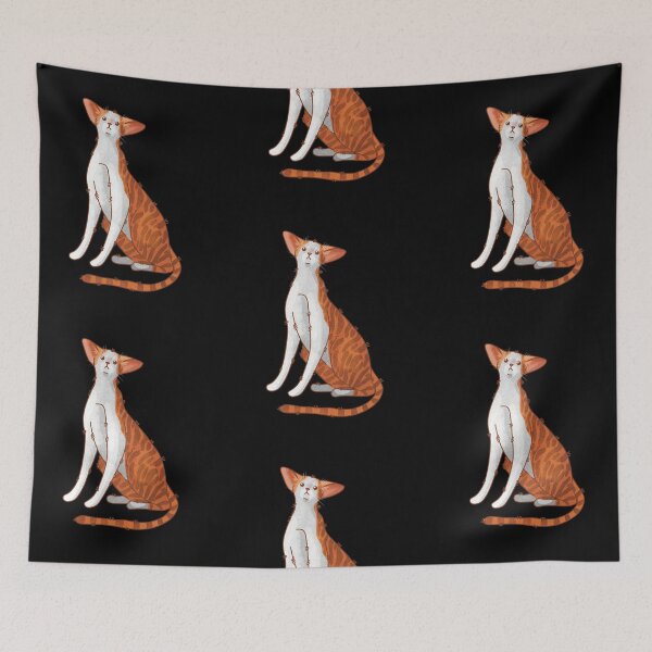 Item preview, Red bicolor oriental cat- Gifts for Cat Lovers designed and sold by FelineEmporium.