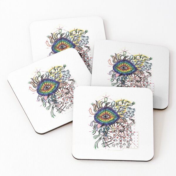 Item preview, Pyramid and eye abstraction designed and sold by Lucky Day Shop 777.