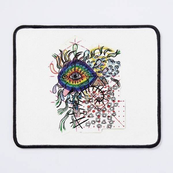 Item preview, Pyramid and eye abstraction designed and sold by Lucky Day Shop 777.