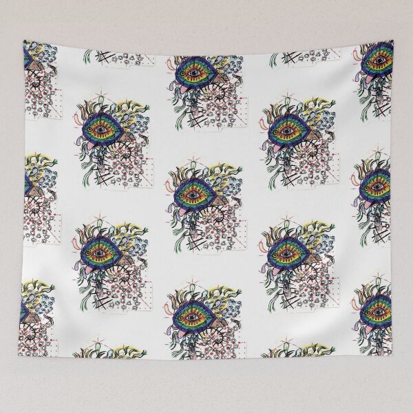 Item preview, Pyramid and eye abstraction designed and sold by Lucky Day Shop 777.